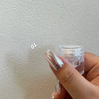 Moonlight Mirror Nails Powder Pearl White Nails Glitter Aurora Shining Pigment Chrome Dust Nail Art Supplies Decoration Lootquake LLC