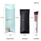 Flat Head Liquid Foundation Brush Angled Foundation Brush Tool Face Contour Foundation Concealer Makeup Brush Lootquake LLC