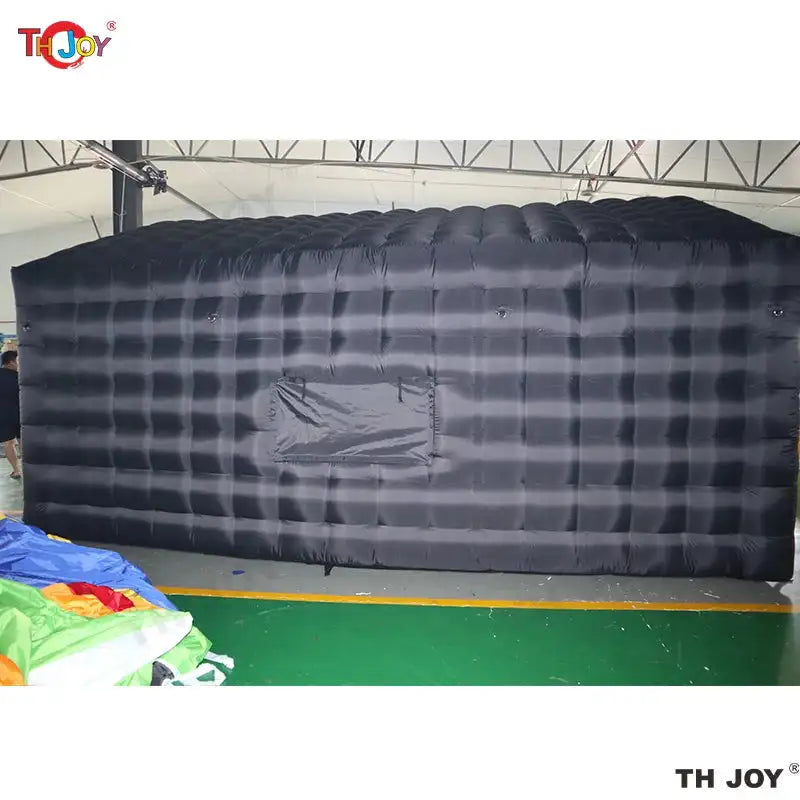 7x5m Disco Light N Fog Machine Black Cube Blow Up Bar Tent Inflatable Nightclub Portable Inflatable Party Tent Free Air Shipping