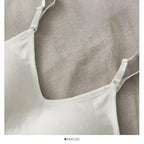 Womens Tops Sexy Tank Top Women Built in Bra Solid Color Camis for