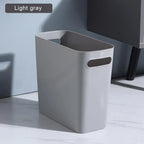 Slim Large Trash Can Wastebasket Garbage Container High-Capacity for Bedroom Kitchen Office Storage Bin Orange Lootquake LLC