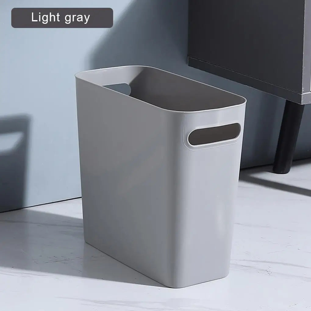 Slim Large Trash Can Wastebasket Garbage Container High-Capacity for Bedroom Kitchen Office Storage Bin Orange Lootquake LLC