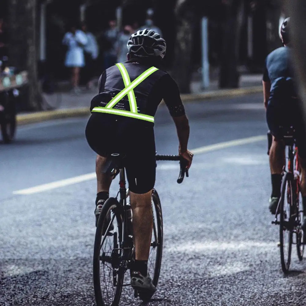 NightSafe Reflective Vest for Outdoor Sports THRIXINE