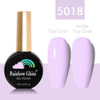 Rainbow Ghini UV LED Glitter Purple Gel Nail Polish 15ml Manicure Art Accessories Nail Glue Supplies for Professionals Varnishes Lootquake LLC