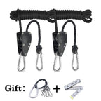 Lanyard Hanging 1/8" Grow Tent LED Grow Light Pulley Rope Ratchet Adjustable Rope For Room Box Growing Light Greenhouse Fixtures