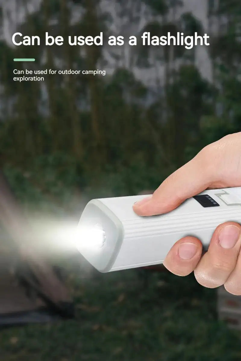 Protable Rechargeable Camping Light Tent Chandelier Ultra Long Life Multi-function Flashlight Folding Hand Lamp