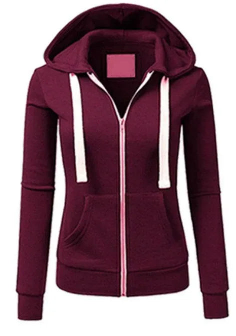 Korean Chic Zipper Hoodie: Casual Cardigan for All - SJB-DIAMOND ELITES