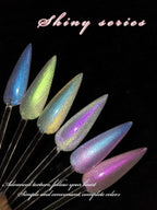 High End Glitter Cat Eye Gel Nail Polish Set Semi-Permanent Hybrid Magnet Gel UV LED Cat's Eye Nail Varnishes For Nail Art 15ml Lootquake LLC