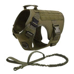 Ultimate Explorer Tactical Dog Harness & Leash Set Fashioned Furbabies
