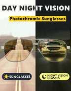 2024 UV400 Polarized Sunglasses Men Women Outdoor Discoloration Eyewear Men Trendy Photochromic Night Vision Sun Glasses