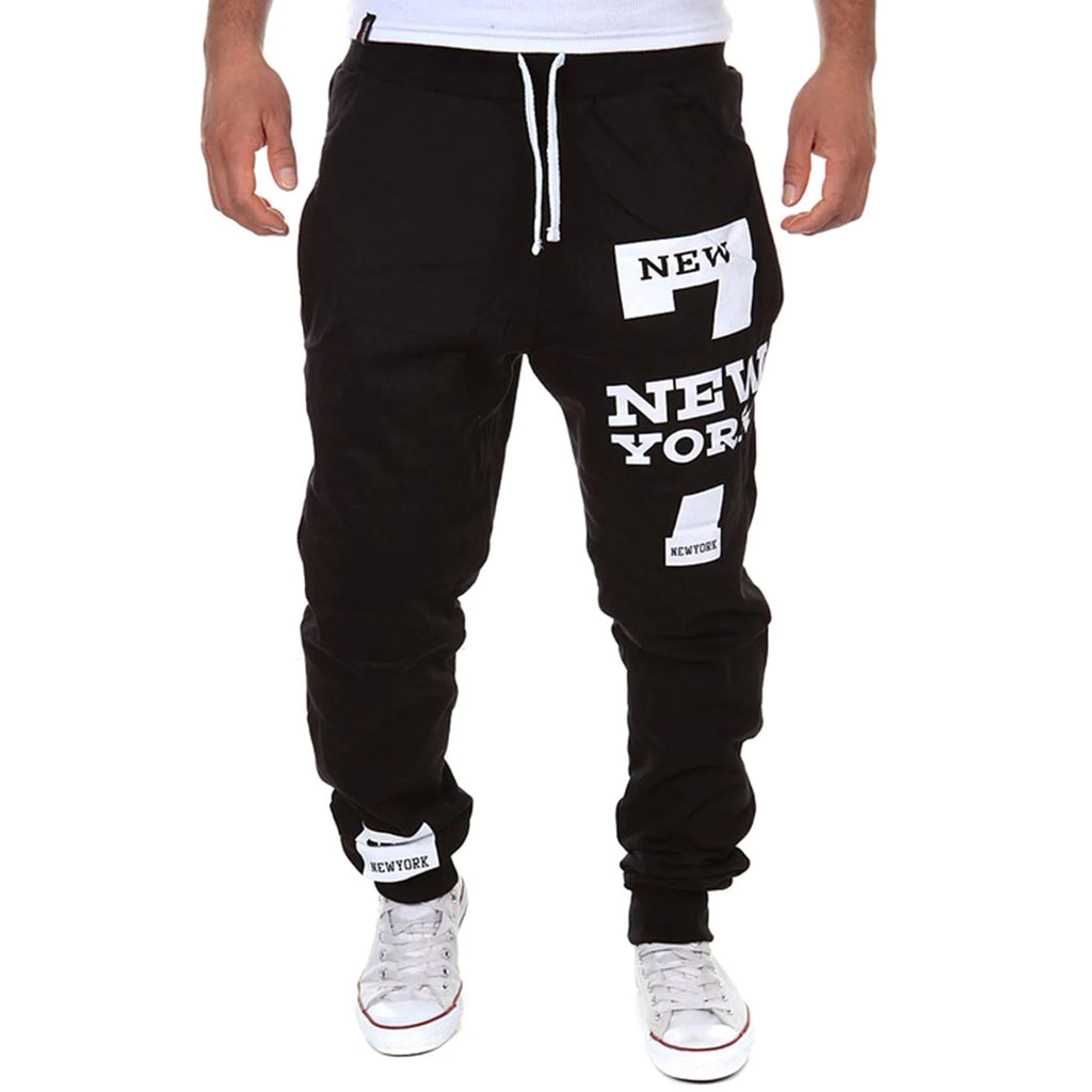 Men's Active Sweatpants Drawstring Elastic Waist - SJB-DIAMOND ELITES