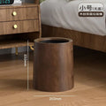 Large Wooden Trash Can for Office Living Room Bathroom Home Kitchen Vintage Retro Waste Bin