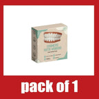 Silicone Full Dentures Natural Upper Lower False Tooth Set Portable Comfort Braces Oral Care for Men Women