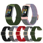 Fitbit Charge 5 6 Elastic Nylon Loop Band - Soft Strap