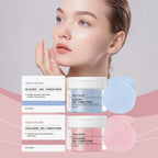 Collagen Pad Facial Toner Fade Fine Lines Brightening Skin Tone Improve Sensitive Acne Facial Skin Soothing Glacier Cotton Pads Lootquake LLC