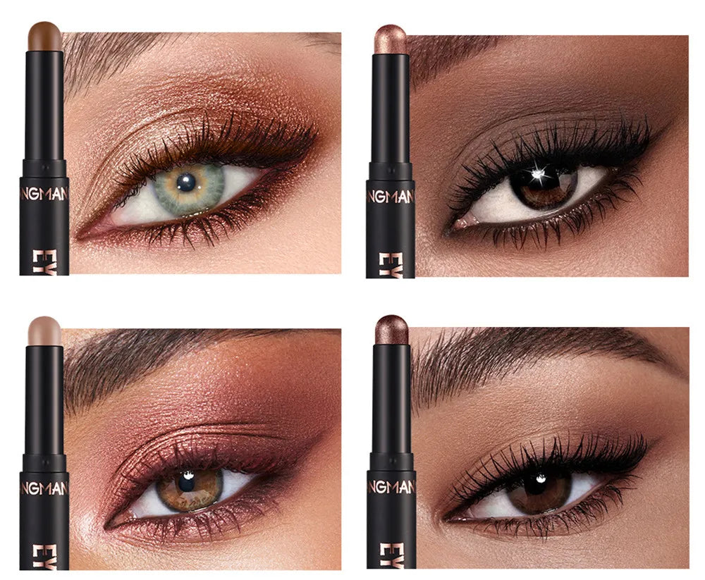 1PC Waterproof Pearlescent Eyeshadow Pencil Stick 8 Colors Lasting Glitter Shimmer Eye Shadow Highlighter Pen Eyes Makeup Tools Lootquake LLC