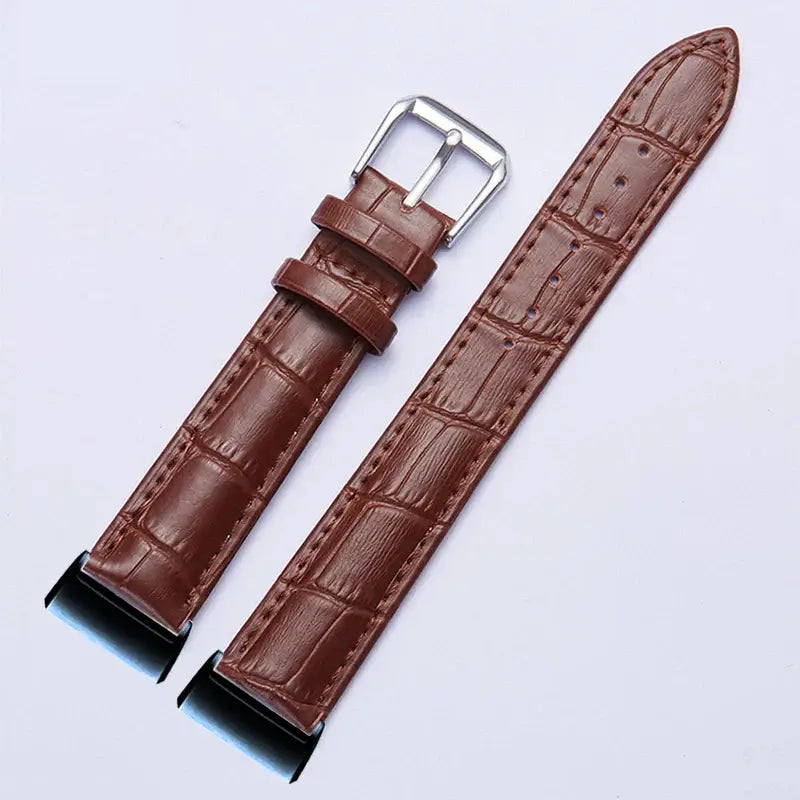 Fitbit Charge 6 5 4 3 Leather Band - Premium Classic Style - SJB-DIAMOND ELITES