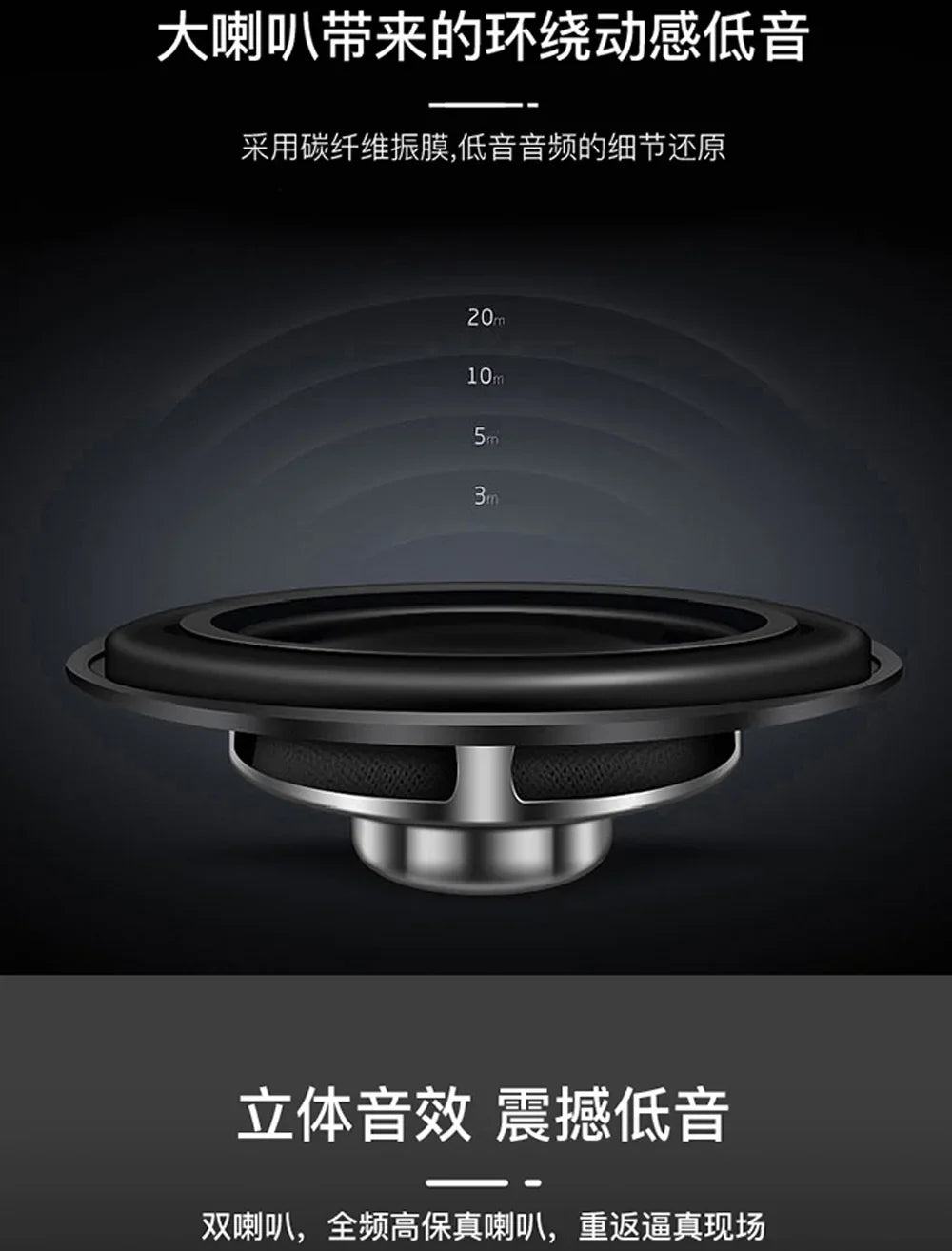 Portable Bluetooth Speaker Multimedia USB Stereo Loudspeaker Mini Music Player Surround Bass Box for pc Laptops Notebook Mobile Lootquake LLC