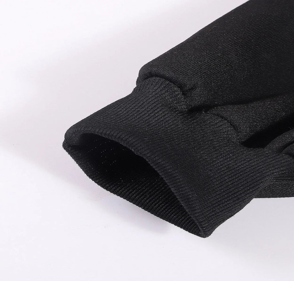 Mens Sweatpants Straight Fit Drawstring Multi-pocket Pants THRIXINE