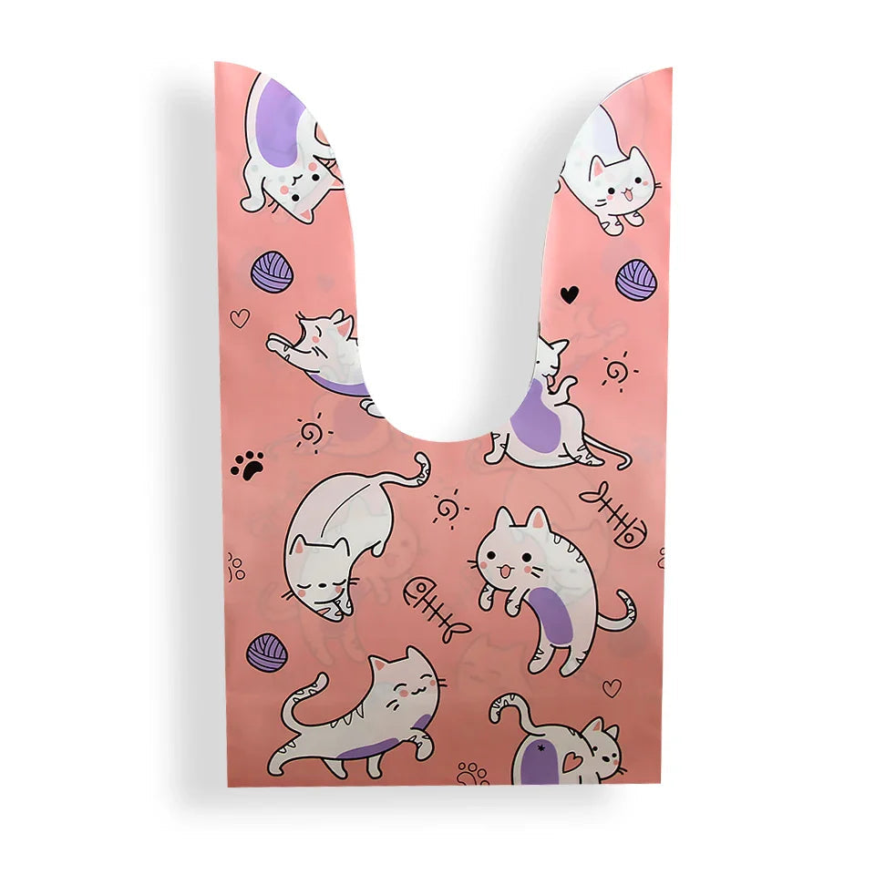 Hot Sale 20 / Batch Cute Rabbit Carrot Ear Biscuit Bag Candy Biscuit Gift Bag Snack Baking Packaging Supplies Easter Decoration Lootquake LLC
