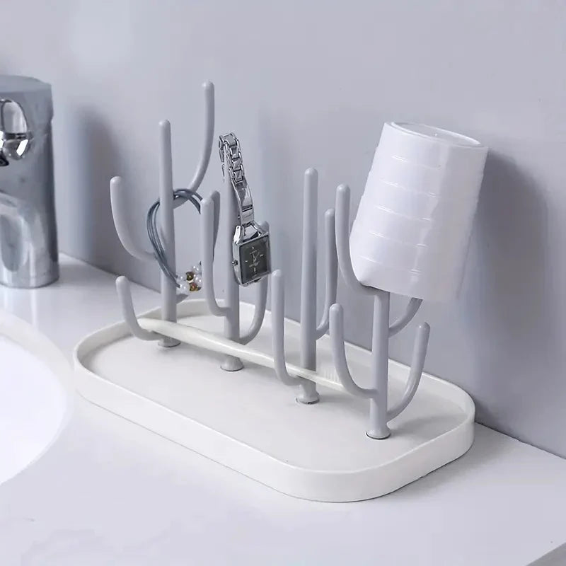 Baby Tree-shaped Milk Bottle Drain Rack, Dust-proof Milk Bottle Holder, Cup Drain Rack Easter Gift Lootquake LLC