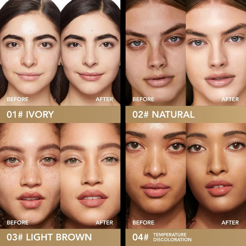 Full Coverage Foundation - Waterproof, Long-Lasting, Matte Finish, Ideal for Hiding Dark Circles Natural Look - All Skin Types Lootquake LLC