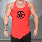 FlexFit Cotton Sleeveless Muscle Tank - Irregular Hem THRIXINE