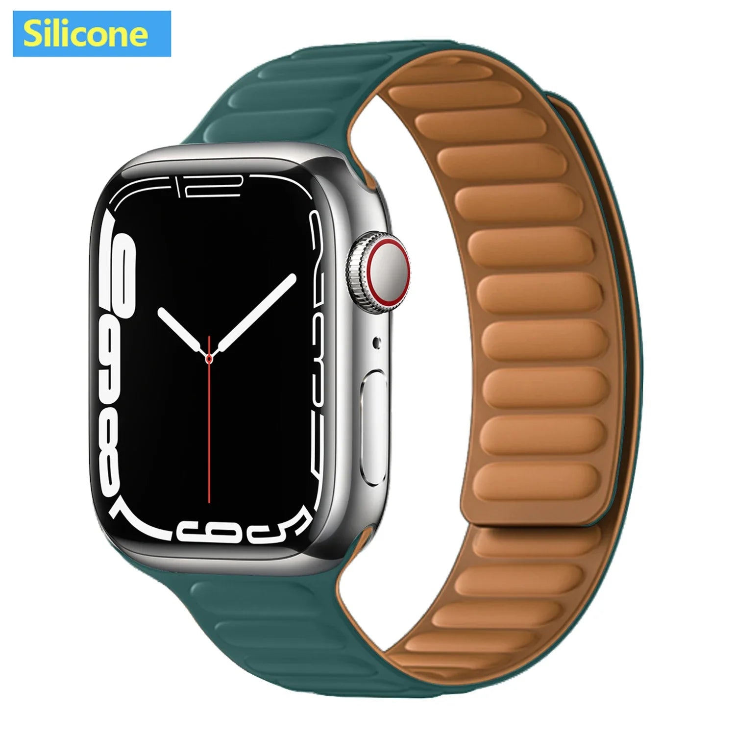 Apple Watch Leather Band - Premium Magnetic Loop Strap