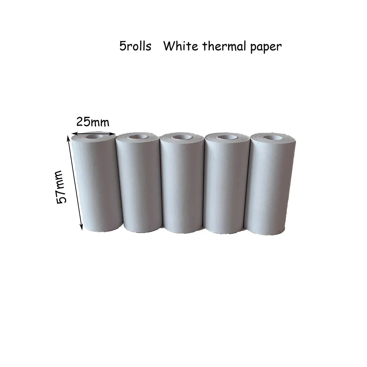 57x25mm Mini Printer Thermal Paper Label Sticker Self-adhesive Paper for Kids Instant Print Camera Pocket Printer