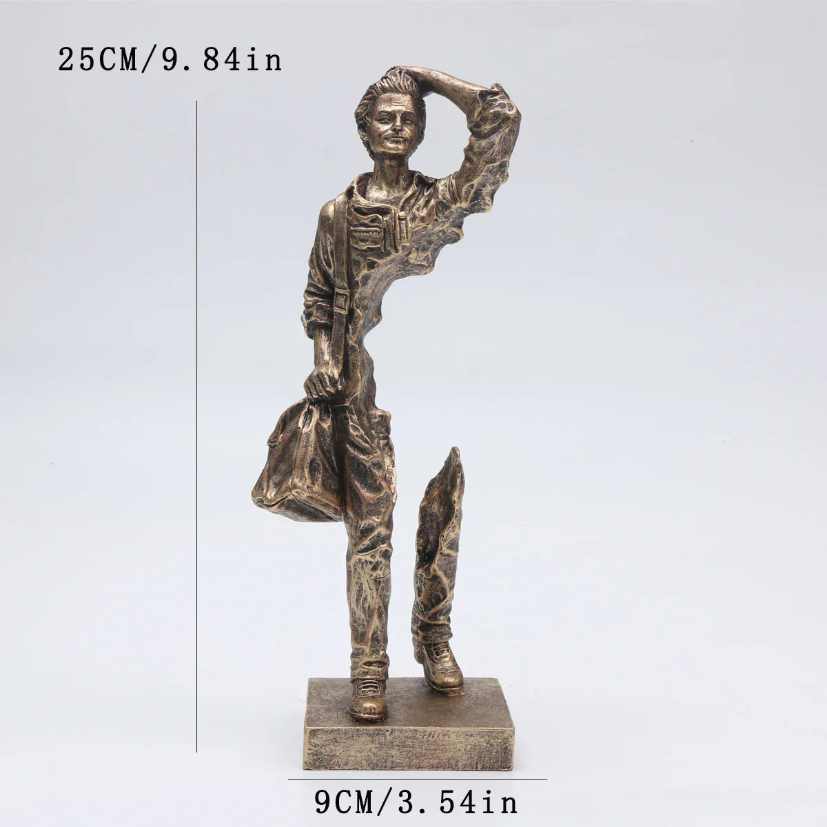 Traveler Sculpture - Abstract Resin Decor for Home & Office, Versatile Indoor/Outdoor Accent Piece Lootquake LLC