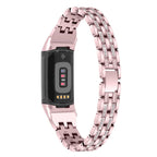 Fitbit Charge 5 6 Metal Band - Stylish Diamond Strap