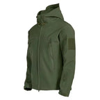 2024 New Outdoor Jackets Men Shark Skin Soft Shell Tactical Waterproof Windbreaker Jacket Mens Hooded Bomber Coats Hiking