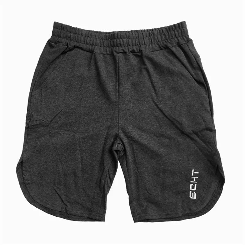 Cotton Casual Shorts Men Gym Fitness Running Sportswear - SJB-DIAMOND ELITES