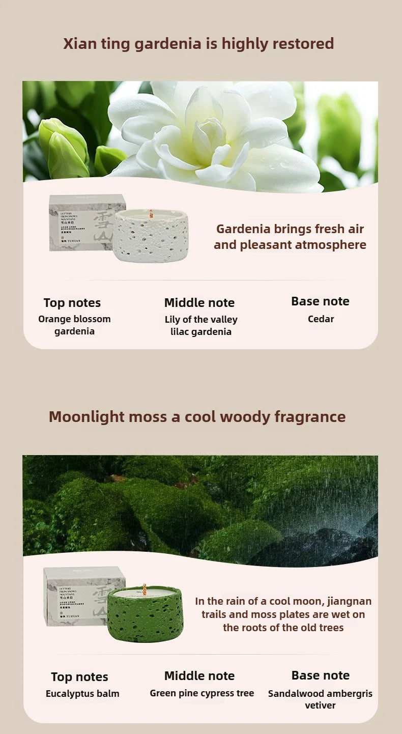 Premium Aromatherapy Scented Candles - Handmade Soy Wax Candles for Relaxation and Home Decor - Long-Lasting Fragrance ﻿ Lootquake LLC