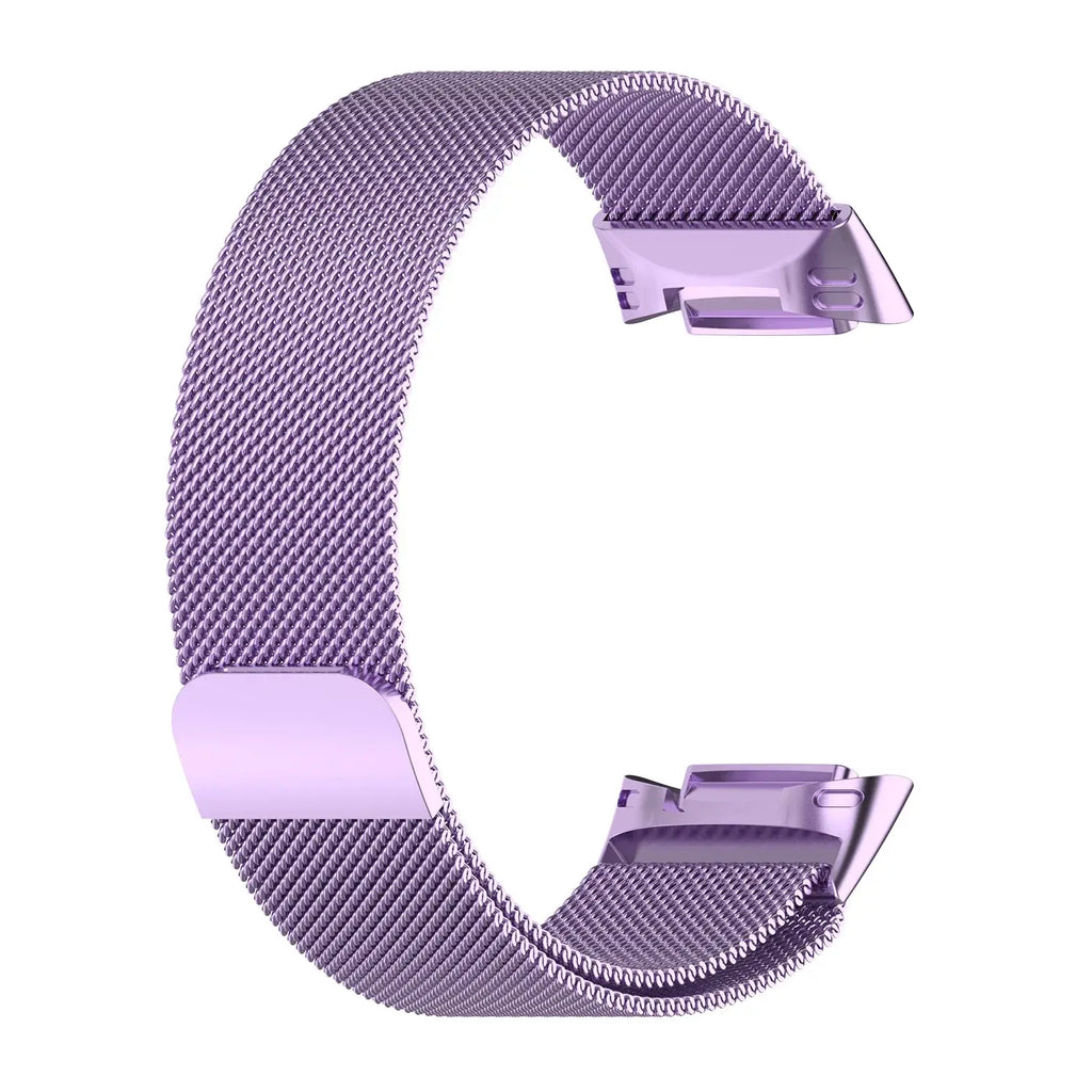 Fitbit Charge 5 6 Stainless Steel Magnetic Band - Stylish Durable - SJB-DIAMOND ELITES