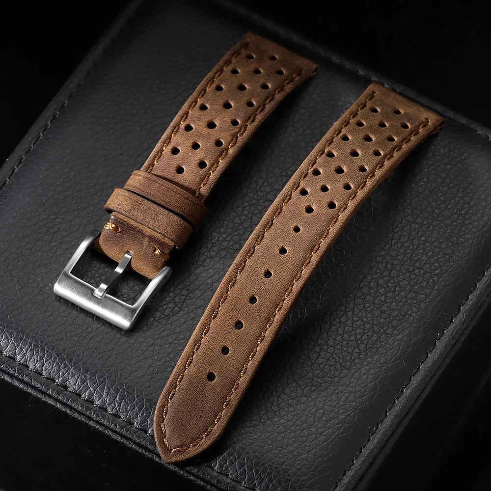 Polar Leather Watch Bands For Polar Smartwatch - Unisex Vintage Calfskin Strap