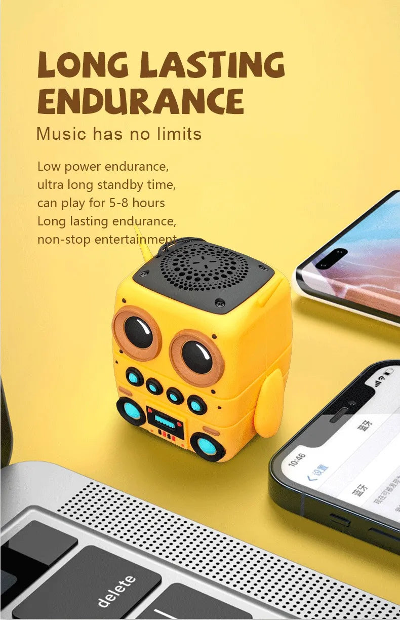 Wireless Bluetooth Speakers TK-200 Desktop Decoration Portable Outdoor Smart Music Player IP65 Waterproof Support TF Card Lootquake LLC