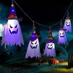New Halloween Horror Atmosphere Creative Hanging Decorations Haunted House Scene Decoration LED Lights Ghost Party Garden Lootquake LLC