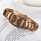 2024 Ladies Fashion Casual Quartz Watch Women Business Stainless Steel Strap Watch Women's Watch Clock Leisure Reloj Mujer