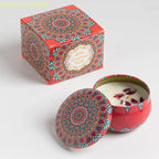 Osmanthus Gardenia Fragrance Candles with Petals Small Romantic Fragrance Candles for Girls' Birthday Gifts Home Aromatherapy