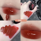 Dark Purple Lip Gloss Water Light Long Lasting Clear Moisturize Mirror Pink Peach Lip Tint Non Stick Cup Liquid Lipstick Makeup