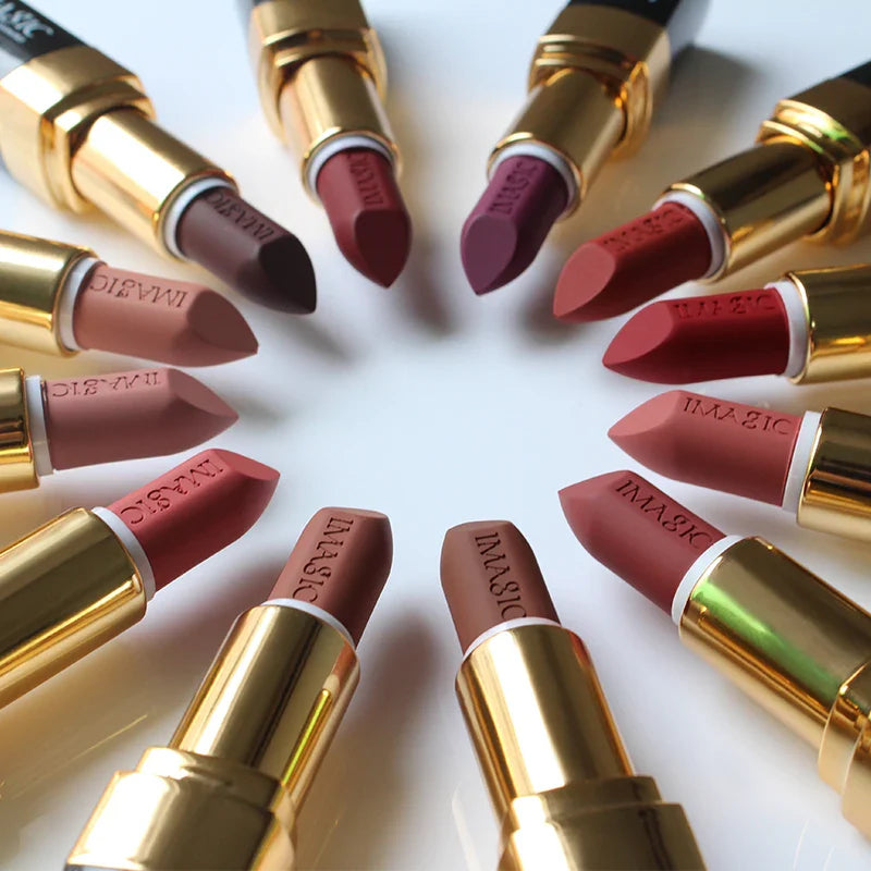 IMAGIC Lipstick Moisturizer Lips Smooth Lip Stick Long Lasting Charming Lip Lipstick Cosmetic Beauty Makeup 12 Colors Lootquake LLC
