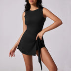 VITALINOVO Active Tennis Dress with Built-In Shorts