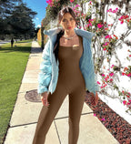FitFlex Diva: Sleek High Waist Sports Jumpsuit - SJB-DIAMOND ELITES