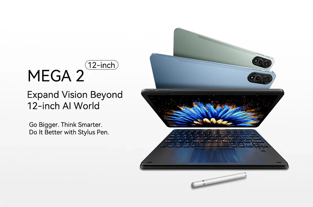 Blackview MEGA 2 Tablets 12 inch 2K Display Widevine L1 24GB(8+16) Android 15 256GB 9000mAh AI Main Camera Pad PC Lootquake LLC