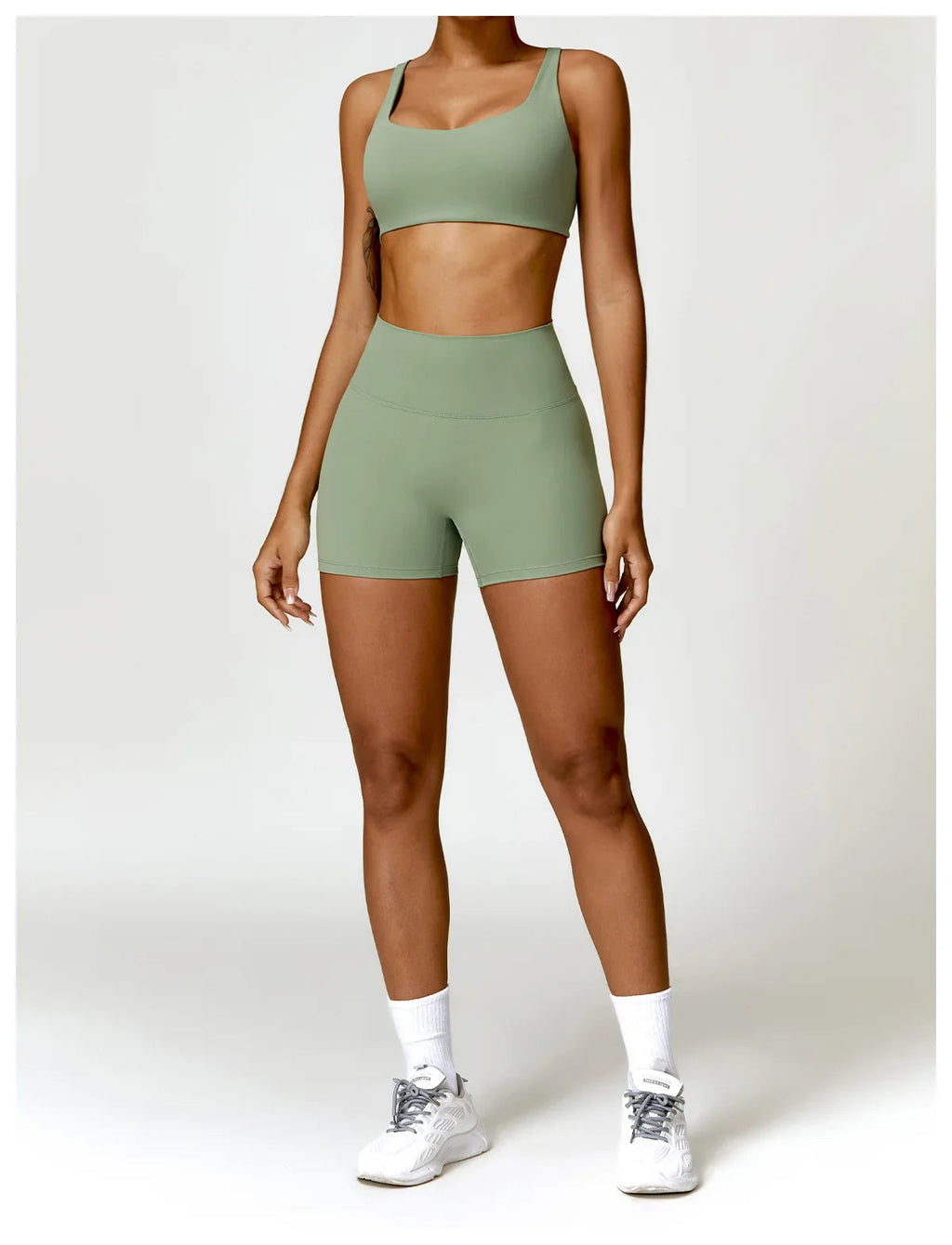 ElevateFit 2-Piece Yoga Ensemble: Comfort Meets Style THRIXINE