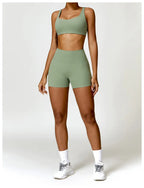 ElevateFit 2-Piece Yoga Ensemble: Comfort Meets Style THRIXINE