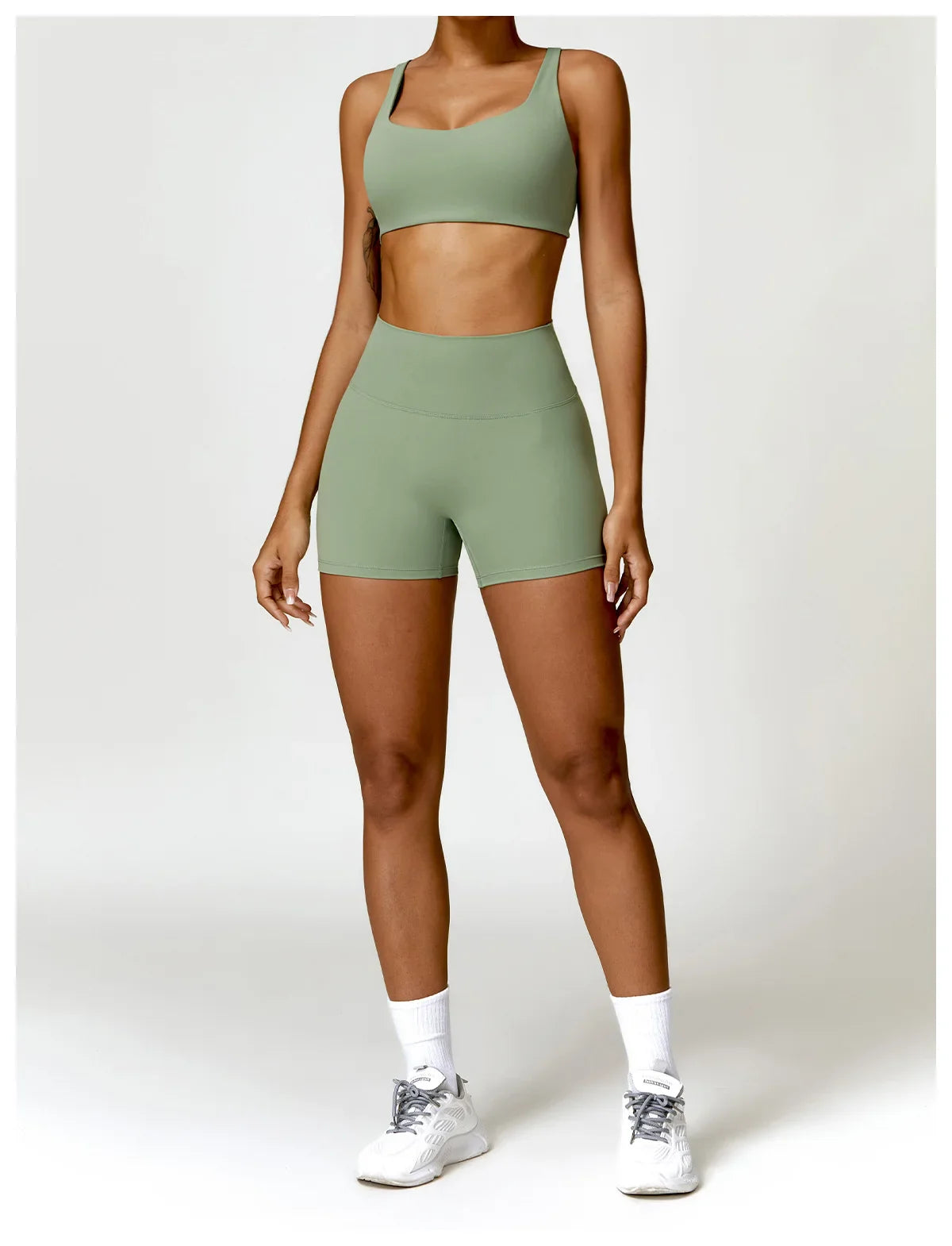 ElevateFit 2-Piece Yoga Ensemble: Comfort Meets Style THRIXINE