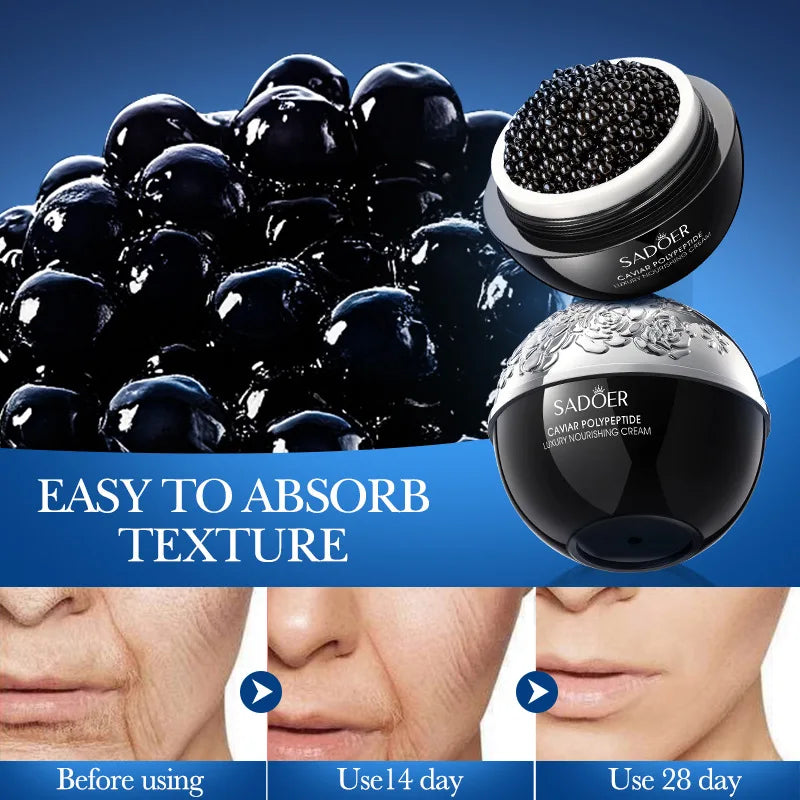 Anti-Wrinkle Face Cream Collagen Pearl Firming Lift Fade Fine Lines Caviar Moisturizing Smooth Brighten Korean Skin Care Product Lootquake LLC