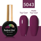 Rainbow Ghini UV LED Glitter Purple Gel Nail Polish 15ml Manicure Art Accessories Nail Glue Supplies for Professionals Varnishes Lootquake LLC